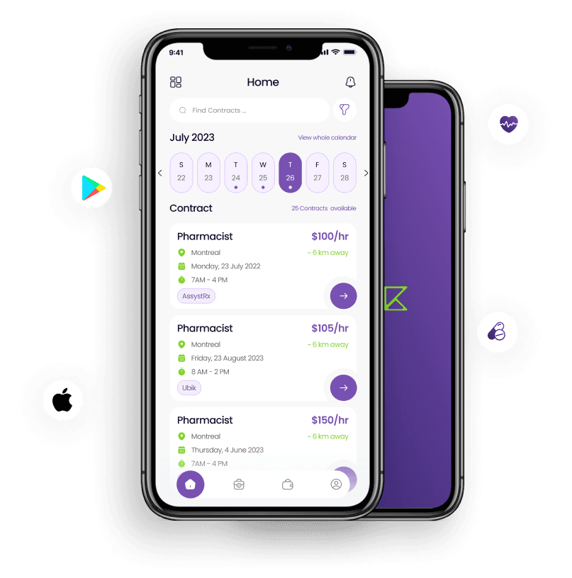L'application mobile Qwik